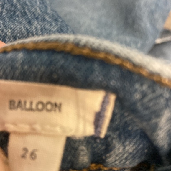 Madewell Balloon Jeans in Corson Wash Sz 26 NA929‎ - Picture 4 of 6